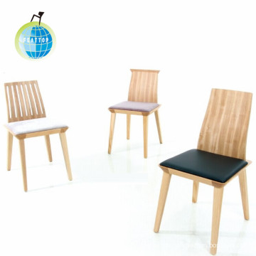 High Quality Upholstered Ash Wooden Dining Chairs